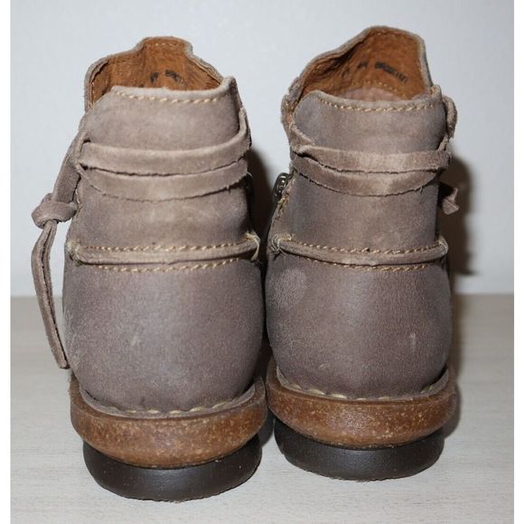 Born BR0017422 Women's SZ 8M Gray Brown Wynter Comfort Ankle Booties - Picture 5 of 11